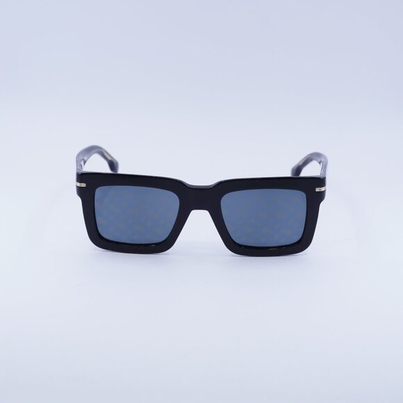 Hugo BOSS 1501/S 0807 7Y Sunglasses Black Square Frame, Blue Lenses - Picture 3 of 12